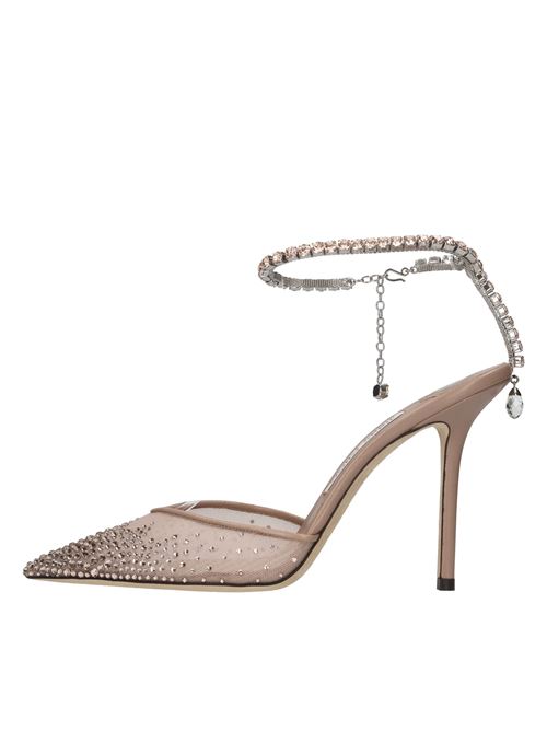  JIMMY CHOO | SAEDA 100 CRYSTAL GALAXYBEIGE